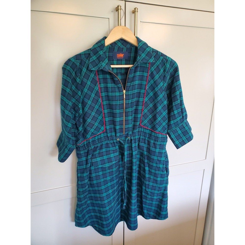 Plaid flannel Sailor Brand Dress/Tunic - SZ XL